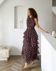 NEO NOIR JURK MARLI BIG DOT DRESS BROWN