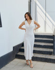 NEO NOIR JURK JASMA LINEN DRESS NATURAL