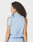 NEO NOIR TOP VEDA POPLIN LIGHT BLUE