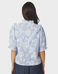 NEO NOIR BLOUSE MANET JACQUARD LIGHT BLUE