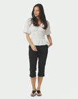 NEO NOIR BLOUSE SAPURA MINI DOT WHITE