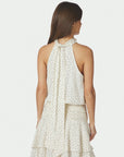 NEO NOIR TOP JOS MINI DOT OFF WHITE