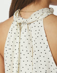 NEO NOIR TOP JOS MINI DOT OFF WHITE