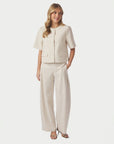 NEO NOIR PANTS ESSIALL LINEN CREME
