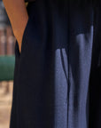 NEO NOIR PANTS EVELINE PINSTRIPE NAVY