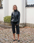 NEO NOIR JAS JACLYN FAUX LEATHER JACKET BLACK