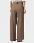 NEO NOIR PANTS ESSIALL PINSTRIPE TAUPE