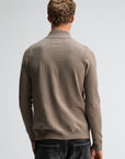 BUTCHER OF BLUE PULLOVER CLIFDEN HALFZIP CASABLANCA BEIGE