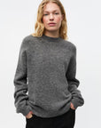 ENVII PULLOVER ENADA LS KNIT 7216 DARK GREY MEL