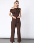 SISTERS POINT JUMPSUIT NASA-JU DARK CHOCOLATE