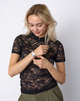 SISTERS POINT BLOUSE VELAS-TOP BLACK