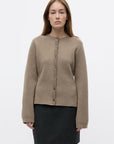 ENVII VEST ENLILLE LS CARDIGAN BRINDLE