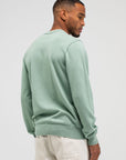 BUTCHER OF BLUE PULLOVER CLIFDEN CO CREW INARI GREEN