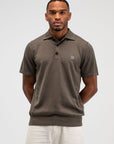 BUTCHER OF BLUE POLO CLIFDEN CO SS DK. GRANITE GREEN