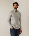 STATE OF ART PULLOVER BASIS MET V-HALS SEPIA