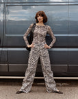 CATWALK JUNKIE JEANS LOOSE FIT ZEBRA SAND