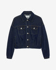 CATWALK JUNKIE JAS TUCK IN DENIM JACKET DARK BLUE