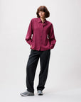 CATWALK JUNKIE BLOUSE OPEN BACK STRIPE WINETASTING