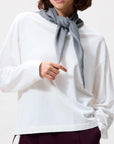 CATWALK JUNKIE ACCESSOIRES SJAAL TRIANGLE SCARF GREY MELANGE