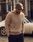 STATE OF ART PULLOVER GEMELEERDE SCHIPPERSTRUI KIT/SEPIA