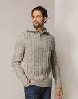 STATE OF ART PULLOVER GEMELEERDE SCHIPPERSTRUI KIT/SEPIA