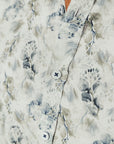 STATE OF ART OVERHEMD MET BLOEMENPRINT OLIJFGROEN/KOBALT