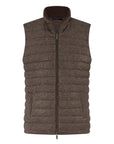 STATE OF ART ATELIER BODYWARMER VEST LANIFICIO ROMA BRUIN