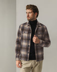 STATE OF ART OVERSHIRT RUIT MET KLEPZAKKEN DONKERBLAUW/KIT