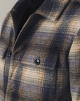 STATE OF ART OVERSHIRT RUIT MET KLEPZAKKEN DONKERBLAUW/KIT