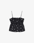 CATWALK JUNKIE TOP DOTTED SPAGHETTI BLACK