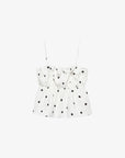 CATWALK JUNKIE TOP DOTTED SPAGHETTI OFF WHITE