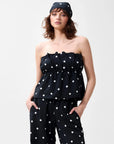 CATWALK JUNKIE TOP DOTTED SPAGHETTI BLACK