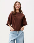 CATWALK JUNKIE T-SHIRT BATSLEEVE ROCKY ROAD