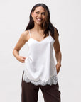 CATWALK JUNKIE TOP LACE SPAGHETTI CREAM