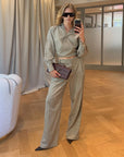 FIFTH HOUSE PANTS OZZY BROEK HUMMUS