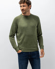 STATE OF ART PULLOVER WOLMIX RONDE HALS MOSGROEN
