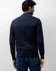 STATE OF ART VEST MET DOORGESTIKTE VOORZIJDE DONKERBLAUW