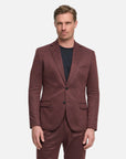 ZUITABLE COLBERT DINICK SAKKO SLIM FIT DARK RED
