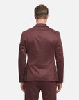 ZUITABLE COLBERT DINICK SAKKO SLIM FIT DARK RED