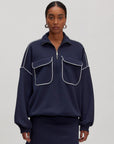EDITED SWEATER IMANI NAVY