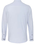 PURE H. TICO OVERHEMD THE FUNCTIONAL SHIRT PLAIN LIGHT BLUE