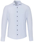 PURE H. TICO OVERHEMD THE FUNCTIONAL SHIRT PLAIN LIGHT BLUE