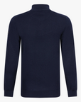 CAVALLARO PULLOVER MERINO HALF ZIP TRUI DARK BLUE