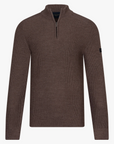 CAVALLARO PULLOVER SAGIO HALF ZIP TRUI TAUPE