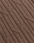 CAVALLARO PULLOVER ORGANTO HALF ZIP TRUI TAUPE