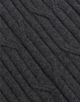CAVALLARO PULLOVER ORGANTO HALF ZIP TRUI MID GREY