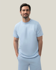 CAVALLARO T-SHIRT NEAPOLIS LIGHT BLUE