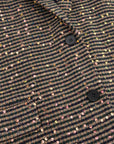 STUDIO AMAYA BLAZER MIDNIGHT PAILLETTEN OVERSIZED MULTI PRINT