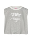 STUDIO AMAYA SPORTSWEAR TOP AMOUR GREY