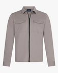 CAVALLARO OVERSHIRT ZANICO TAUPE MELANGE